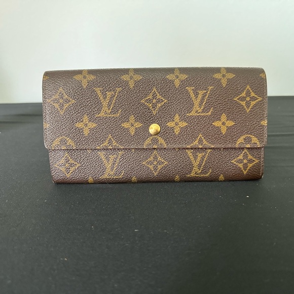 Louis Vuitton Portefeuille Sarah brown monogram long wallet clutch - Picture 3 of 13
